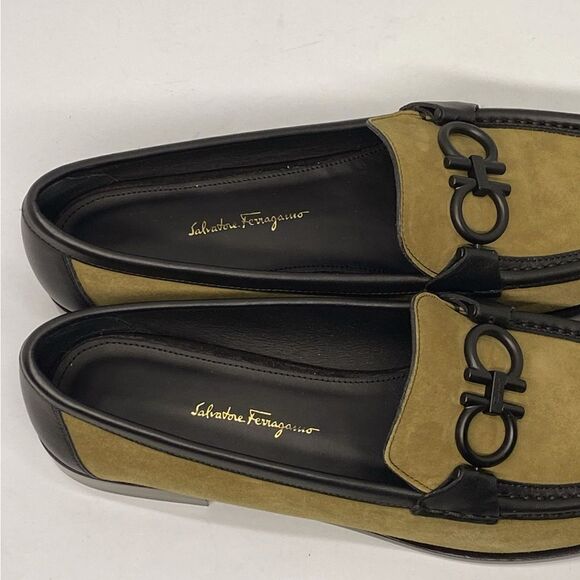 Salvatore Ferragamo Suede Bit Loafers size 10 - Picture 9 of 13